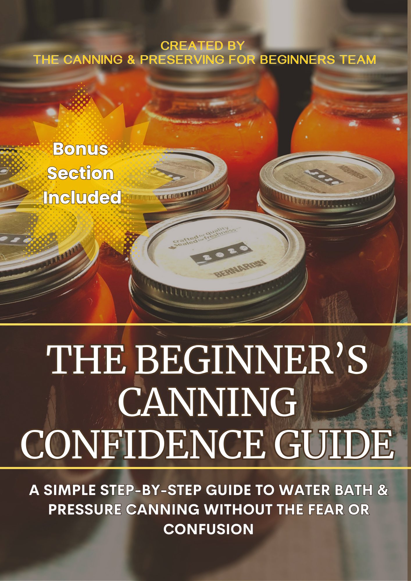 The Beginner's Canning Confidence Guide